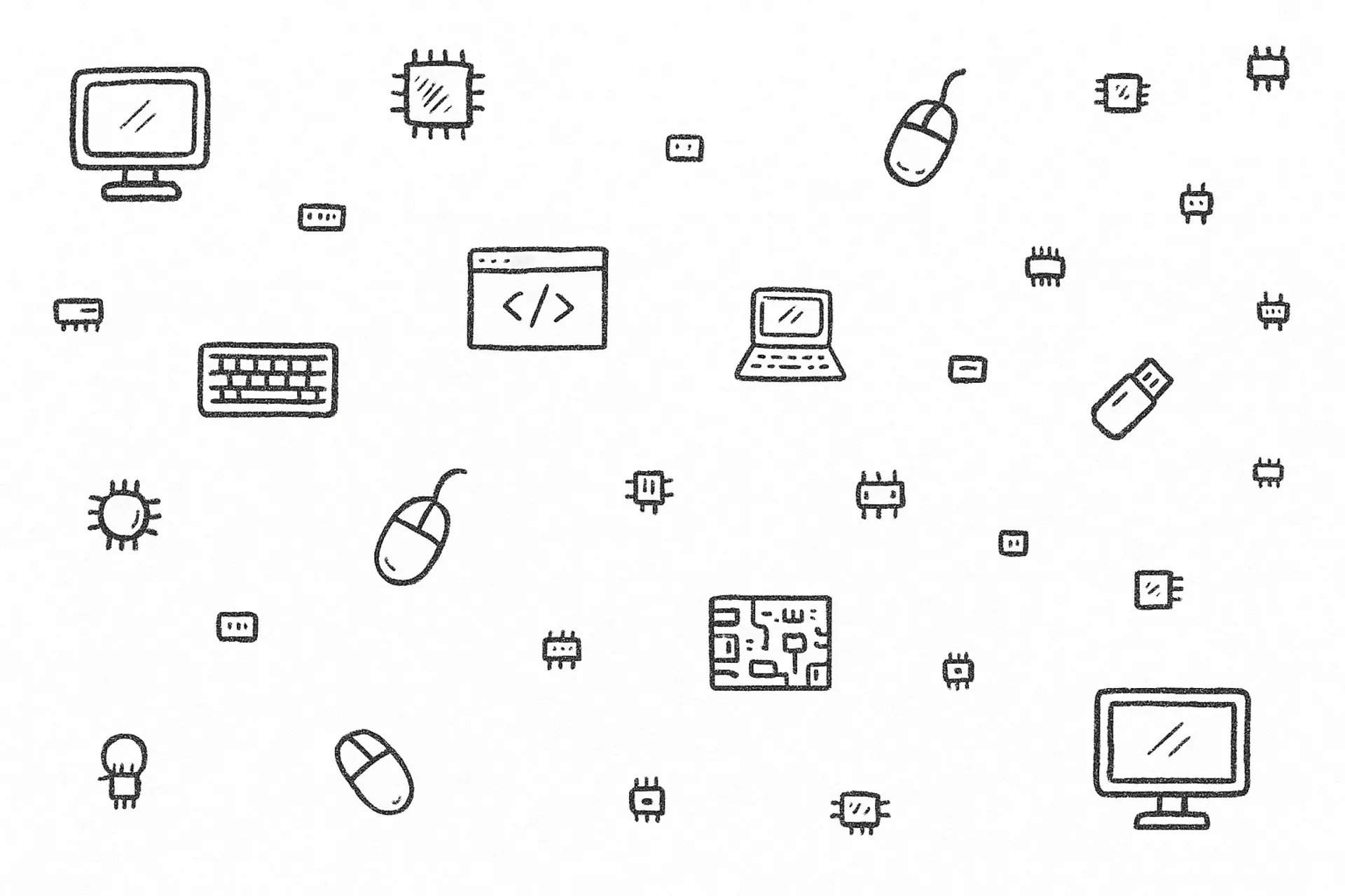 Computer science pattern background